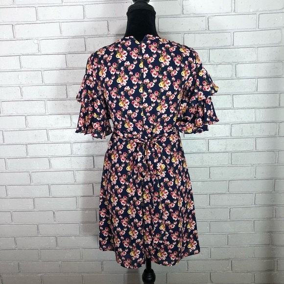 Betsey Johnson Women’s Navy Floral Romper - Picture 5 of 8